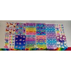 Lot 12 Vintage Lisa Frank Sticker Sheets Collectibles Nostalgic Memorabilia 90's